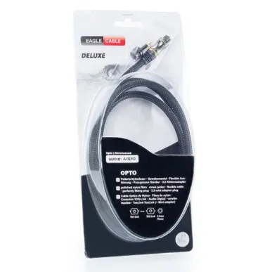 Кабель Toslink Eagle Cable Deluxe Opto + Mini plug 0,75 м